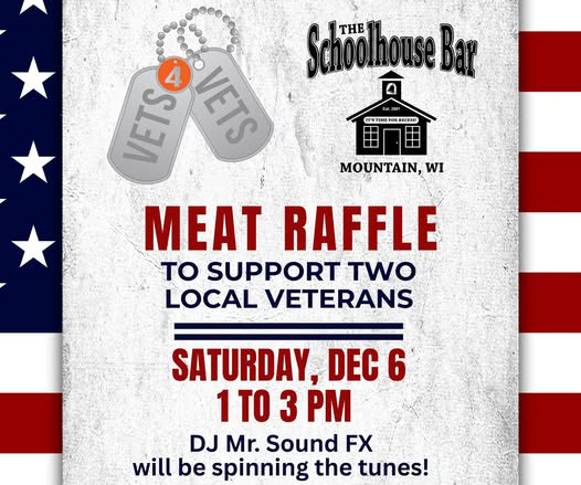 vets4vets 2025-12-06 meat raffle