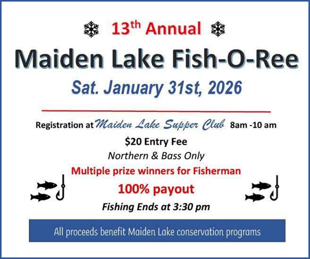 maiden lake fish-o-ree 2026-01-31