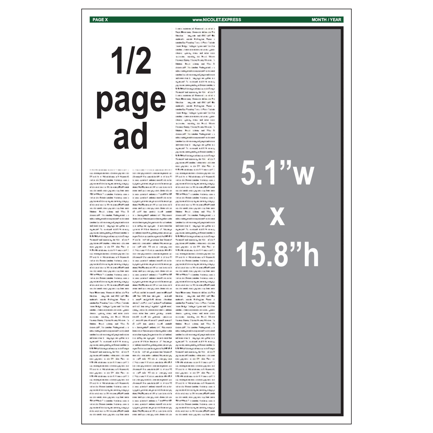 1/2 page ad for May 22, 2026 publication - Image 2
