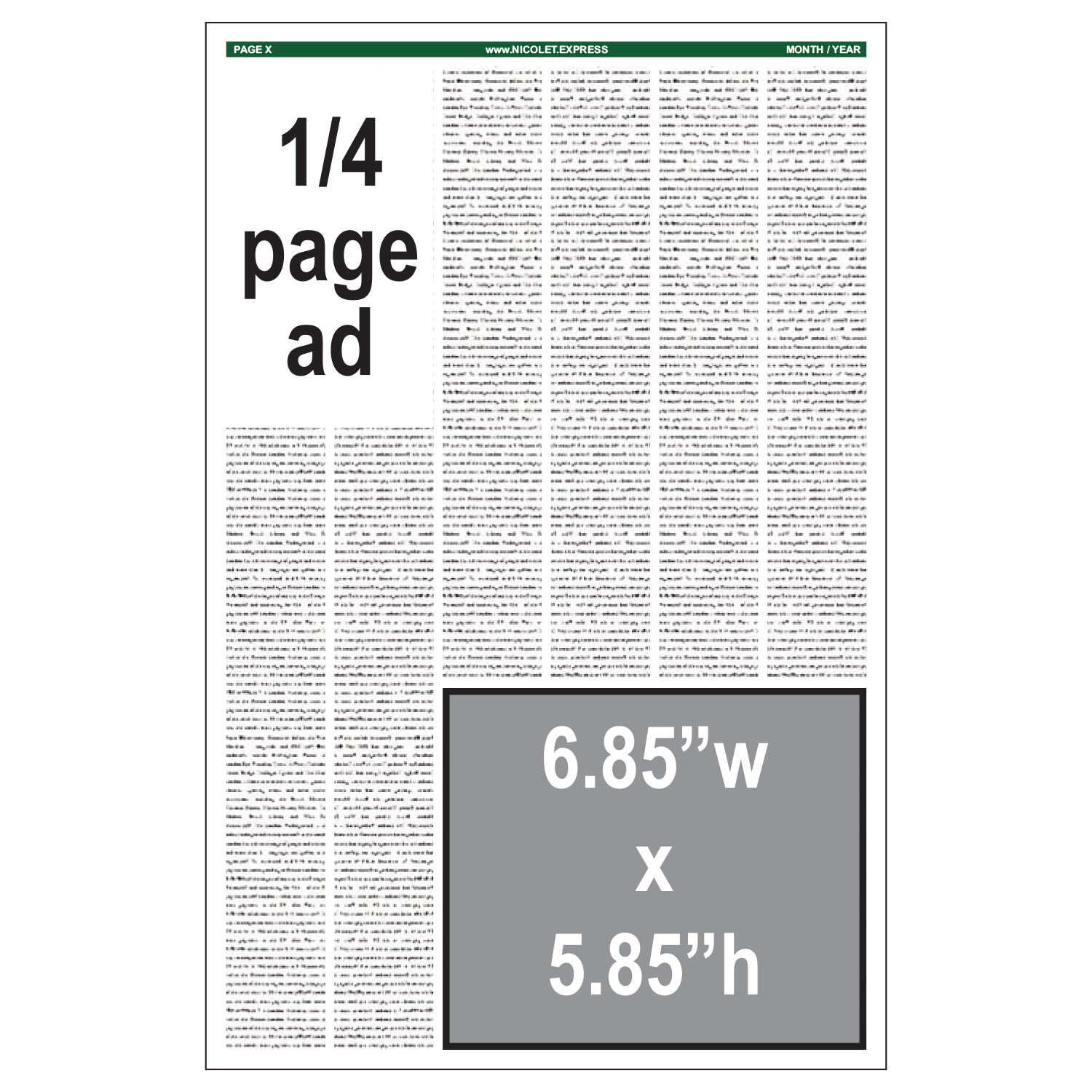 1/4 page ad for June 26, 2026 publication - Image 2