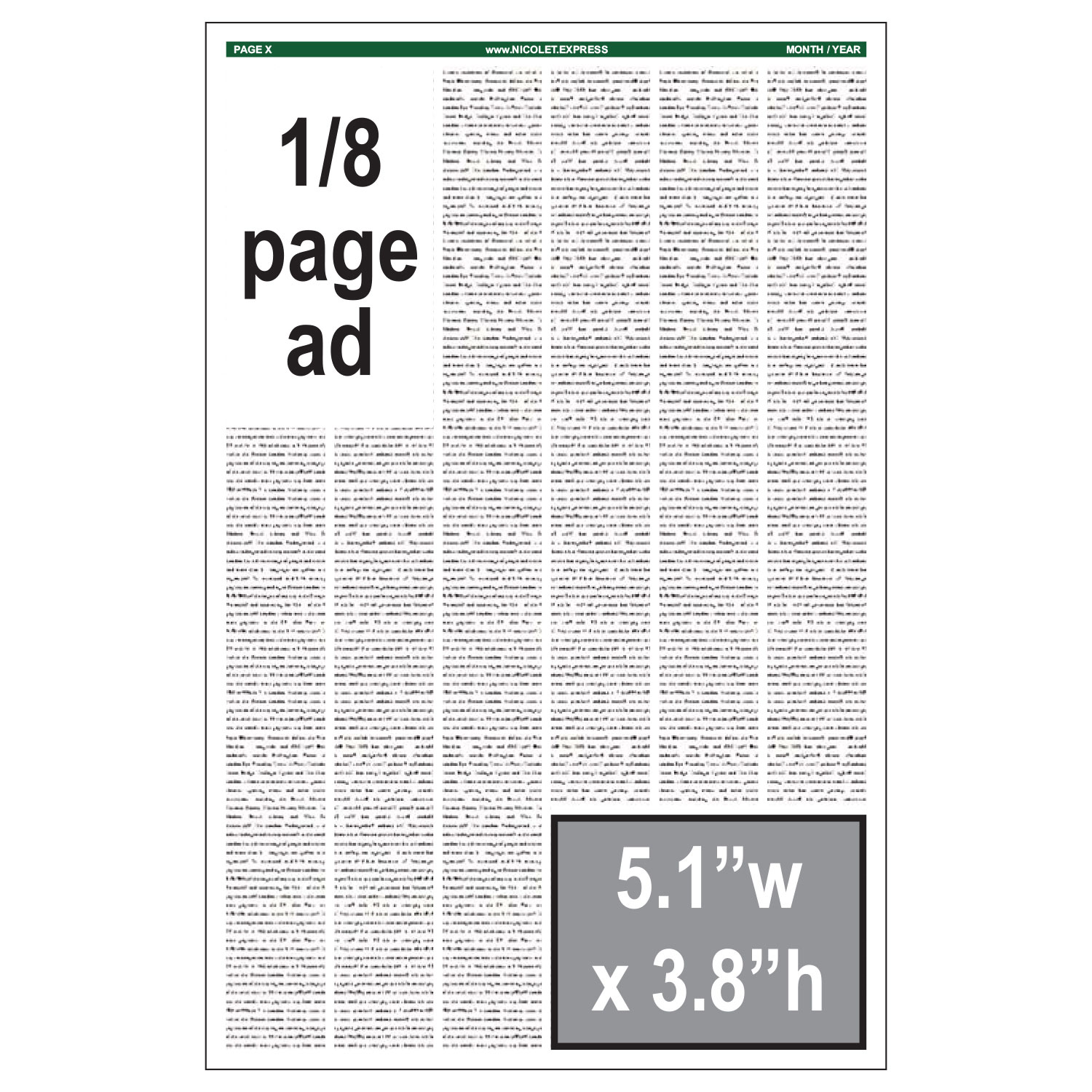 1/8 page ad for June 26, 2026 publication - Image 2