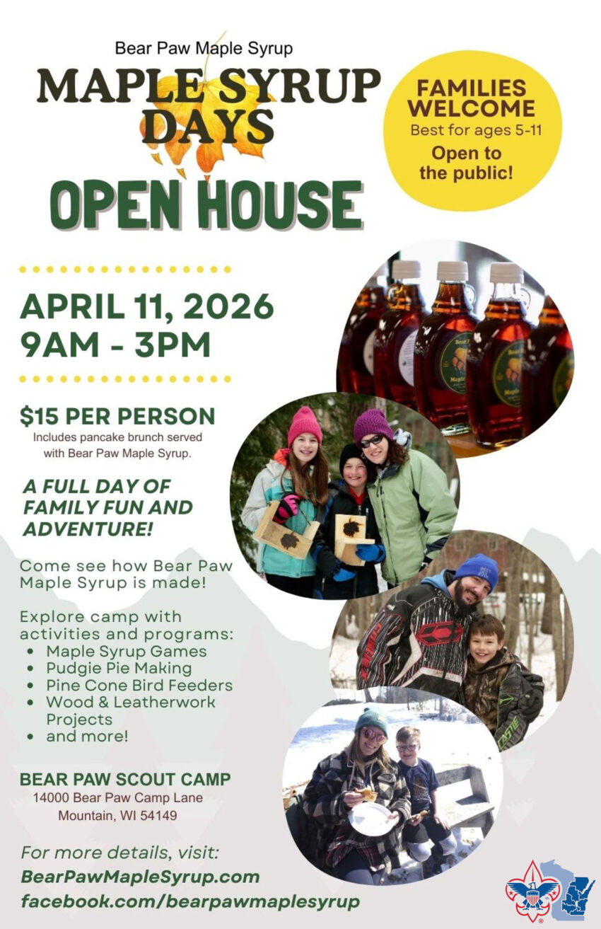 Maple Syrup Days Open House Flyer 850x1313