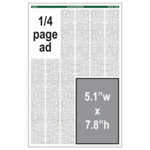 1/4 page ad