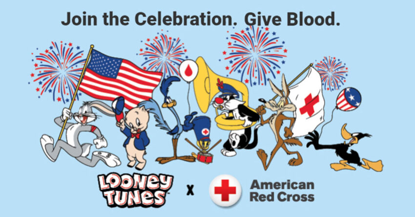 looney tunes red cross banner 850x445